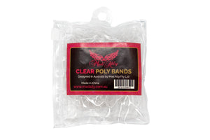 Clear Poly Hair Elastics