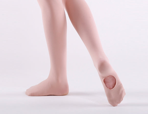Ballet Pink Convertible Stockings