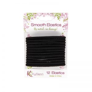 KySienn Smooth Hair Elastics - 12 Pack
