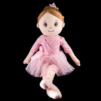 Ballerina Plush Doll Pink