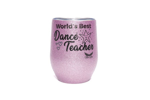 Mad Ally Best Teacher Glitter Cup